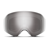 Smith 4D Mag S Goggles White Chunky Knit + ChromaPop Sun Platinum Mirror Lens