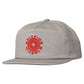 Spitfire Classic 87' Swirl Patch Snapback Hat - Silver/Red