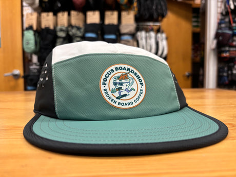 Coal X Focus X Broken Provo UPF Tech 5 Panel Cap