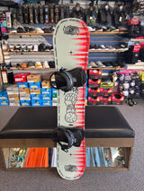 Pre Owned Salomon Sleepwalker Grom 138cm Snowboard & Nitro Charger Bindings (7.5-10.5)