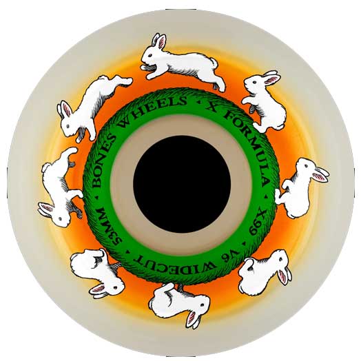Bones 99a X Formula V6 Runny Bunny Skateboard Wheels – Focus Boardshop