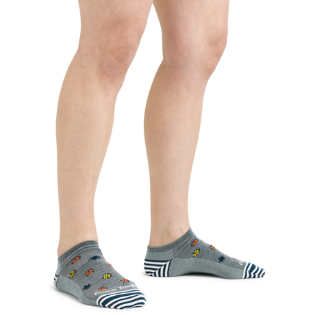 Darn Tough Women's Lucky Lady No Show Lightweight Lifestyle Socks