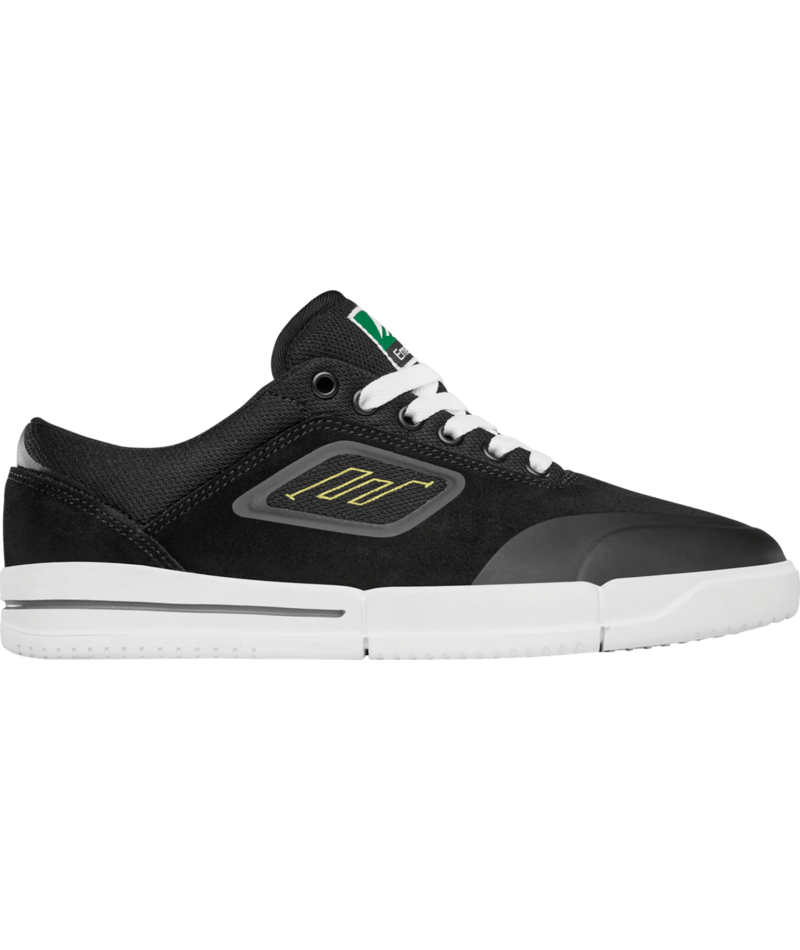 Emerica Phocus G6 Skate Shoes - Black White Gold