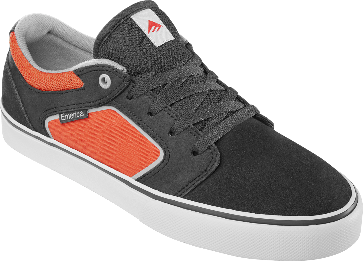 Emerica Cadence Skate Shoes - Grey Red