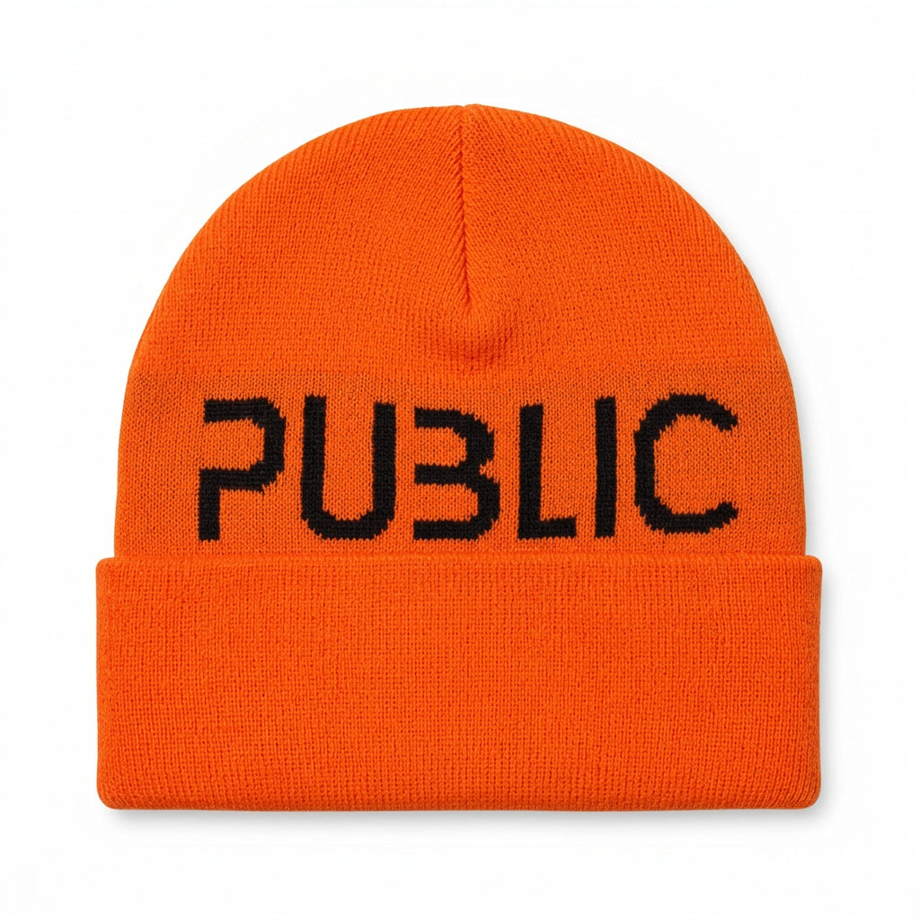 Public Logo Cuff Beanie