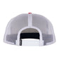 Santa Cruz Screaming Hand Front Mesh Trucker High Profile Hat - Navy/Wht/Red