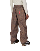 686 Men's Dojo Shell Pant - Brown Crinkle Wash - detail