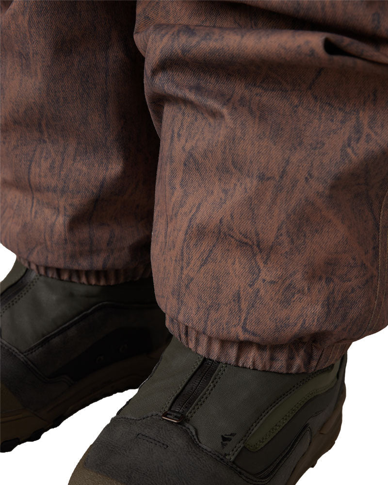 686 Men's Dojo Shell Pant - Brown Crinkle Wash - detail