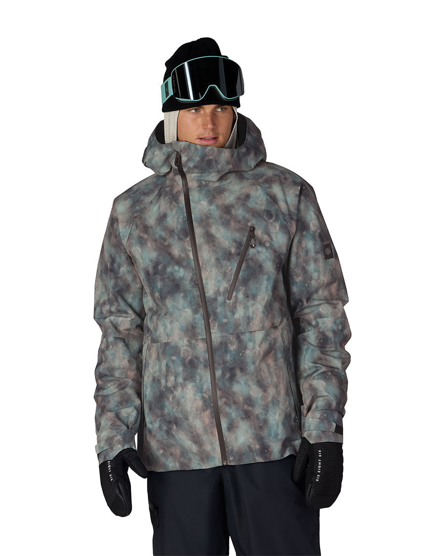 686 Men's Hydra Thermagraph Jacket - Charcoal Patina - flat
