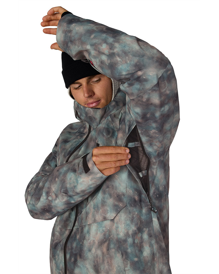 686 Men's Hydra Thermagraph Jacket - Charcoal Patina - detail