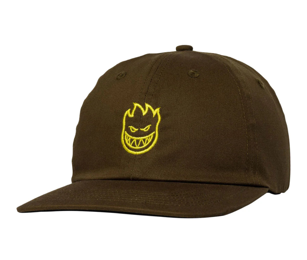 Spitfire Classic Lil Bighead Snapback Hat, Olive/Gold