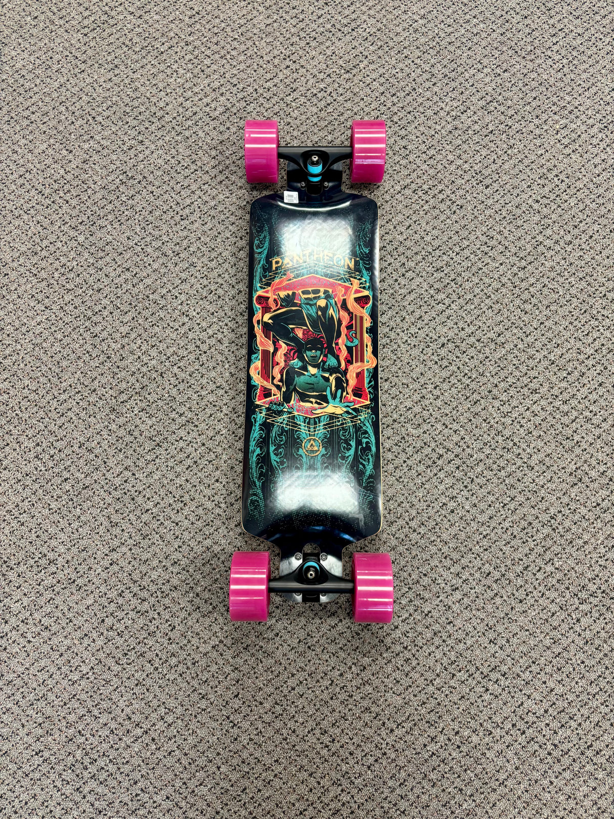 Pantheon Pranayama Portal Graphic Heavy Flex Complete Commuter Longboard Hoku Wheels