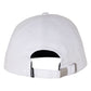 Santa Cruz Beware Dot Strapback Mid Profile Hat - White