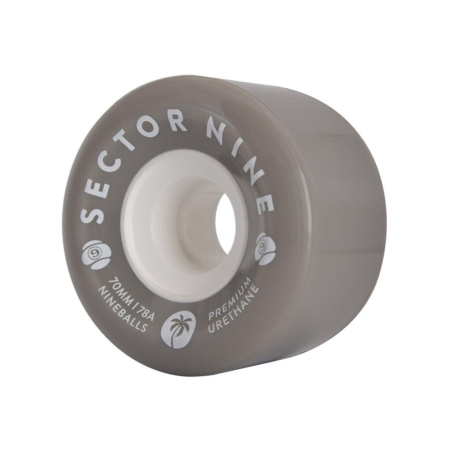 Sector Nine 78a Nineball Gray Ghosts 70mm Longboard Wheels