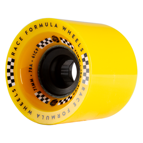 Sector Nine 78a Race Formula Yellow 71mm Longboard Wheels