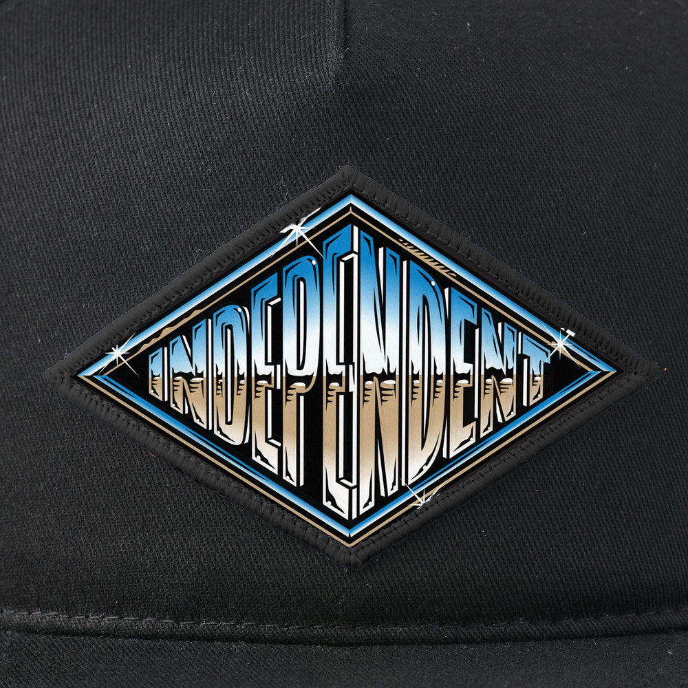 Independent Chrome Summit Snapback Mid Profile Hat - Black