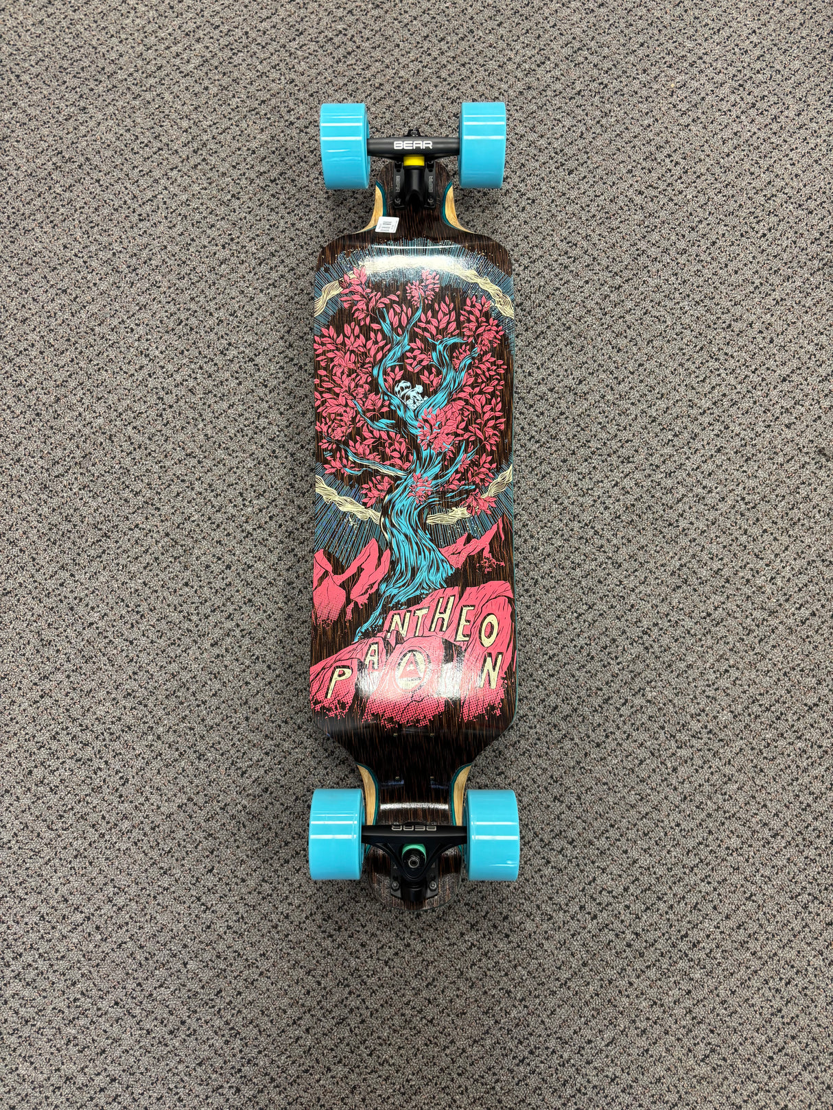 Pantheon Superdupersonic Medium Flex Complete Commuter Longboard Karma 74a Wheels