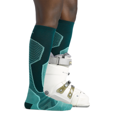 Darn Tough Women's Outer Limits Over-the-Calf Lightweight Ski & Snowboard Socks