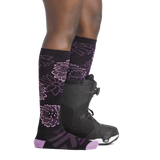Darn Tough Women's Dahlia Over-the-Calf Midweight Ski & Snowboard Socks
