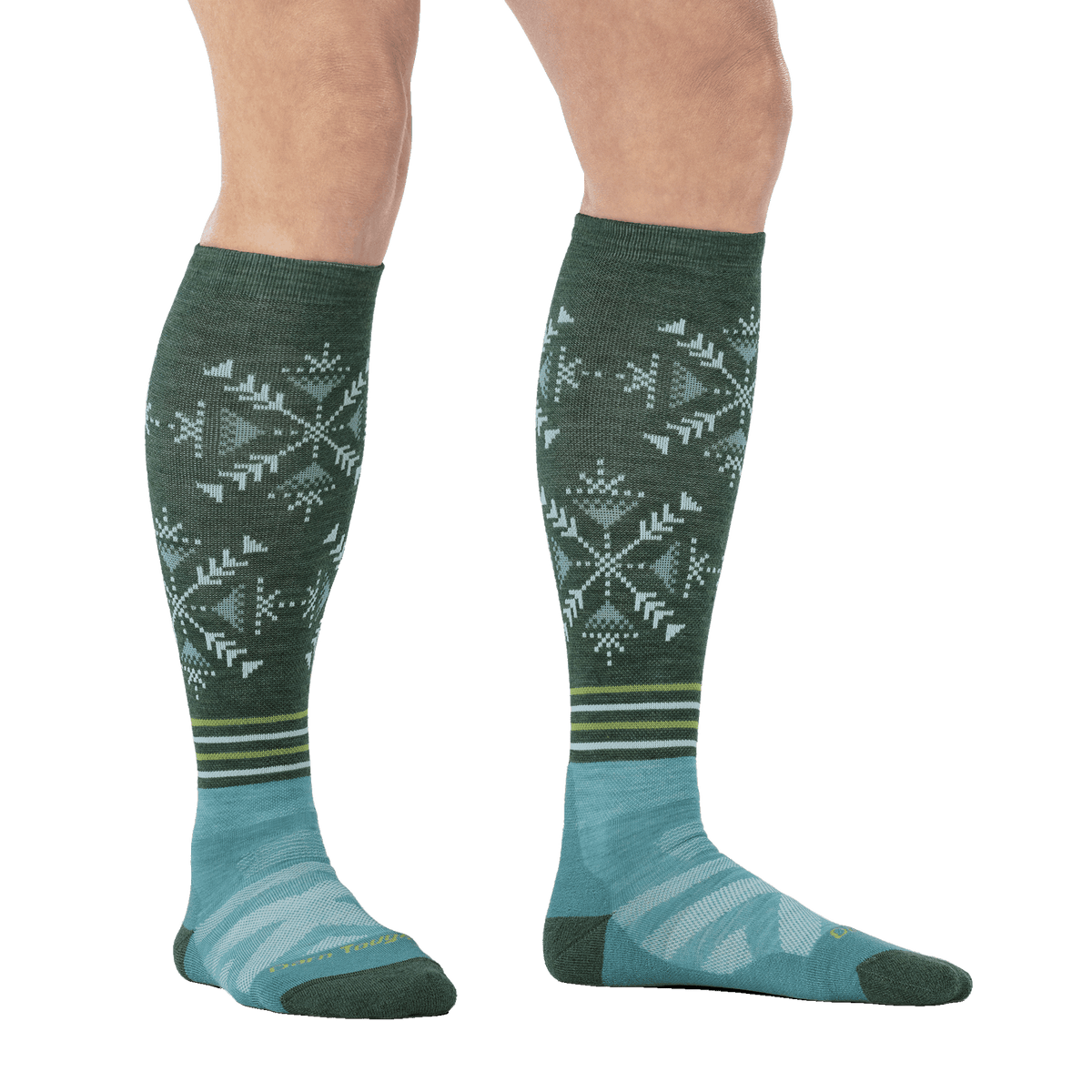 Darn Tough Women's Snowfall Over-the-Calf Midweight Ski & Snowboard Socks