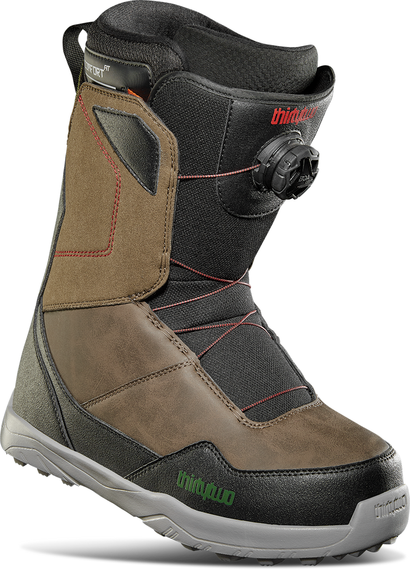 ThirtyTwo Men's Shifty BOA Snowboard Boots - 2024 Black Brown