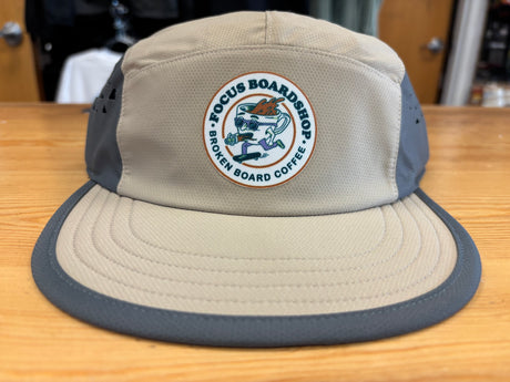 Coal X Focus X Broken Provo UPF Tech 5 Panel Cap