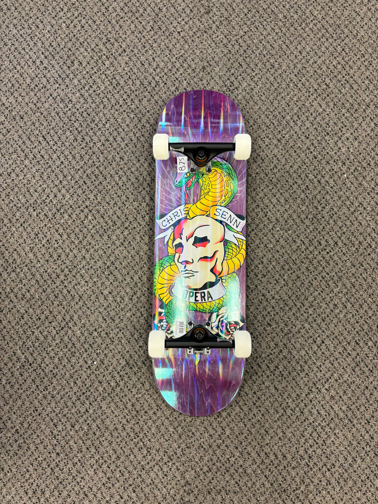Opera Skateboards Chris Senn Guest Skate Shop Day Skateboard Complete 8.75"