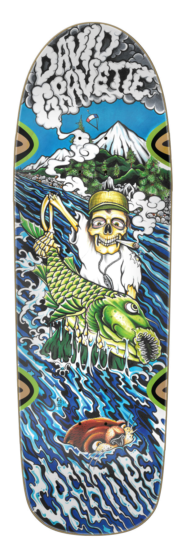 Creature Gravette Hippie Falls Pro Skate Deck 9.0"
