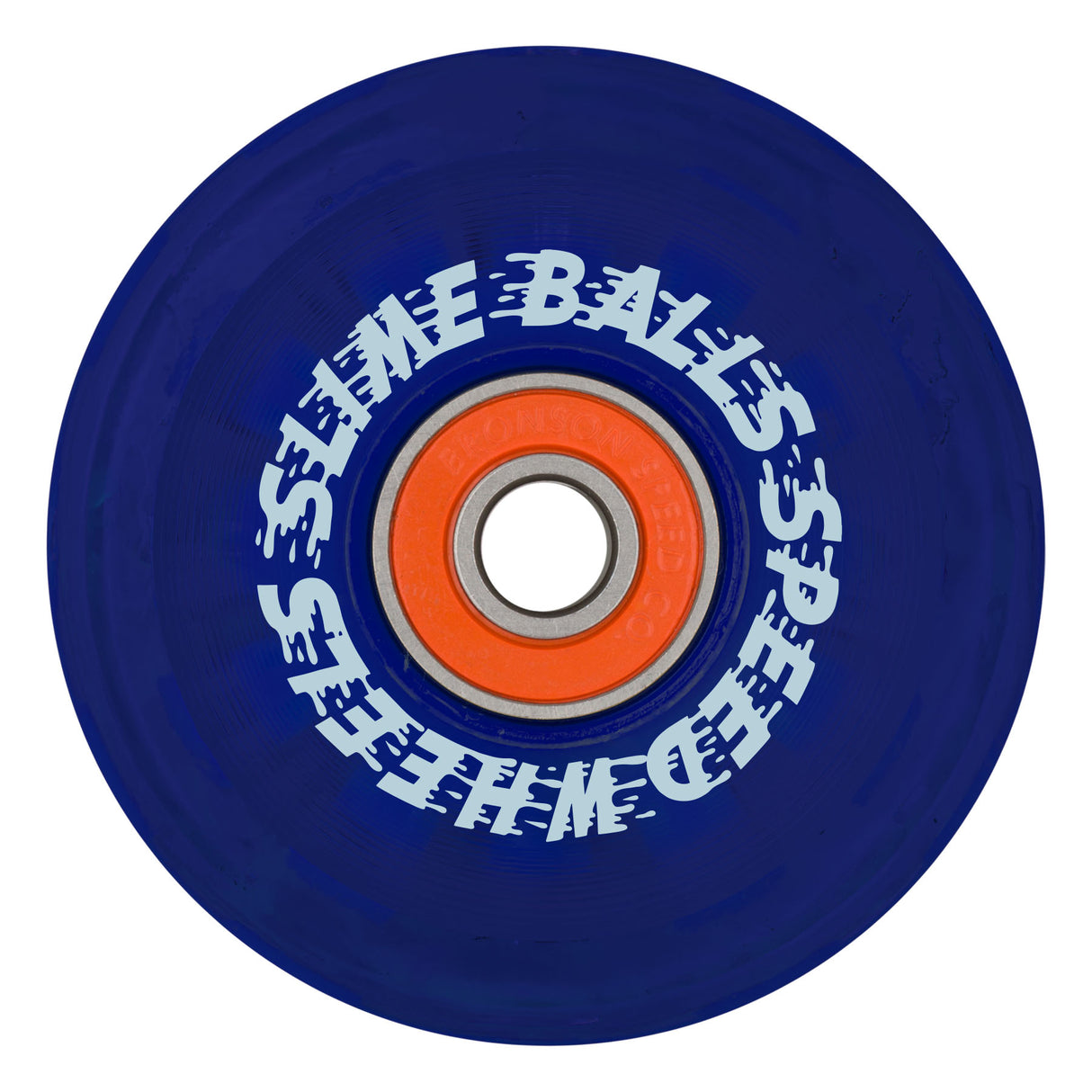 Slime Balls Ice Light Ups OG Slime Blue LED Skateboard Wheels 78a 66mm