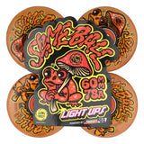 Slime Balls Frog Trips Ups OG Slime Red LED Skateboard Wheels 78a 60mm
