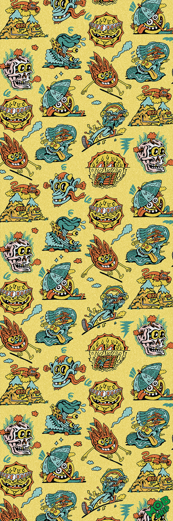 Mob Killer Acid Doods of Summer Skateboard 11" Grip Tape