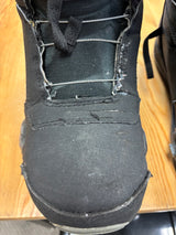 Pre Owned Burton Ruler Step On Snowboard Boot Size 10.5 & new Burton Reflex Step On Binding Medium Black