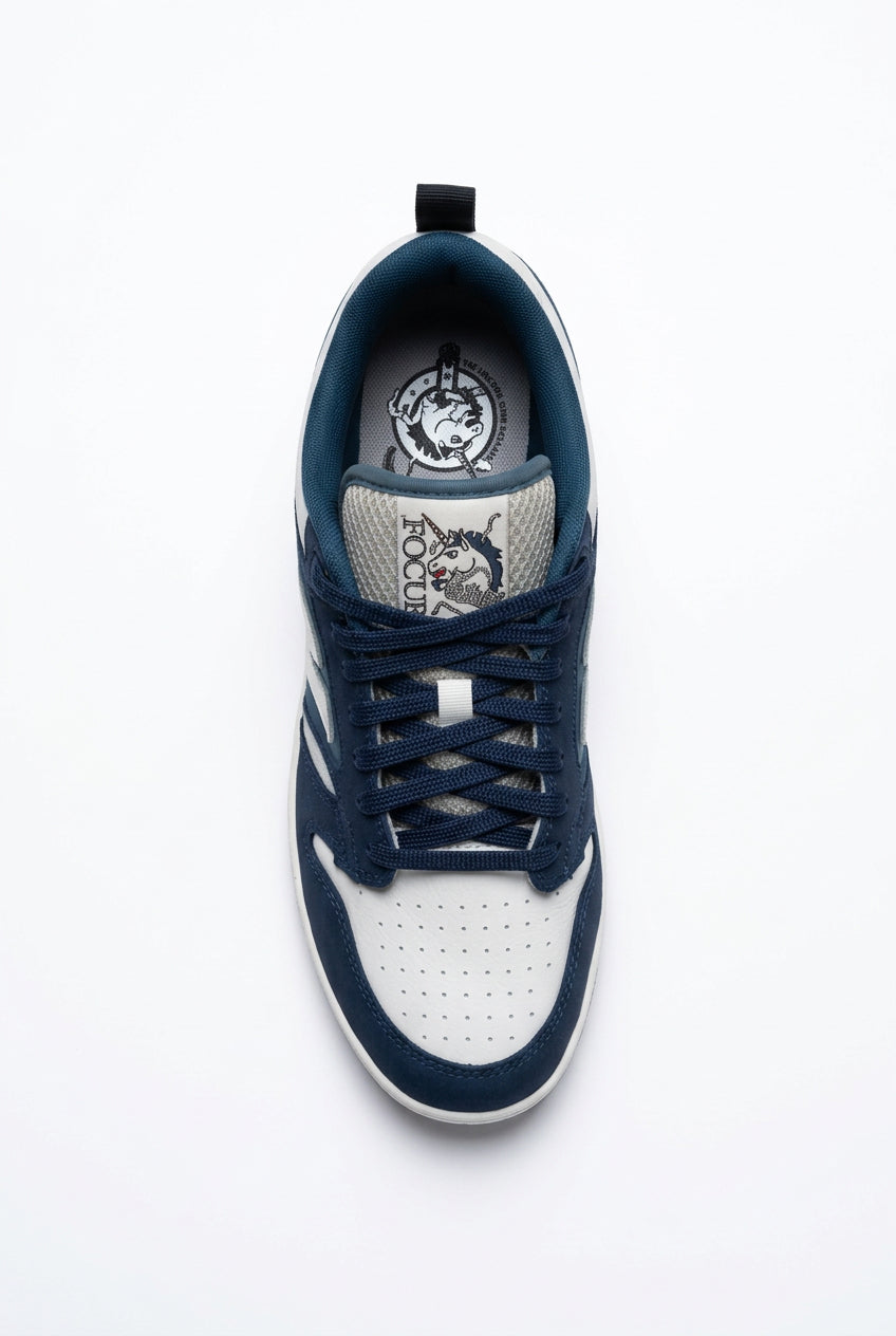 New Balance 480 Special Edition Focus UK Skate Shoes - Blue & White