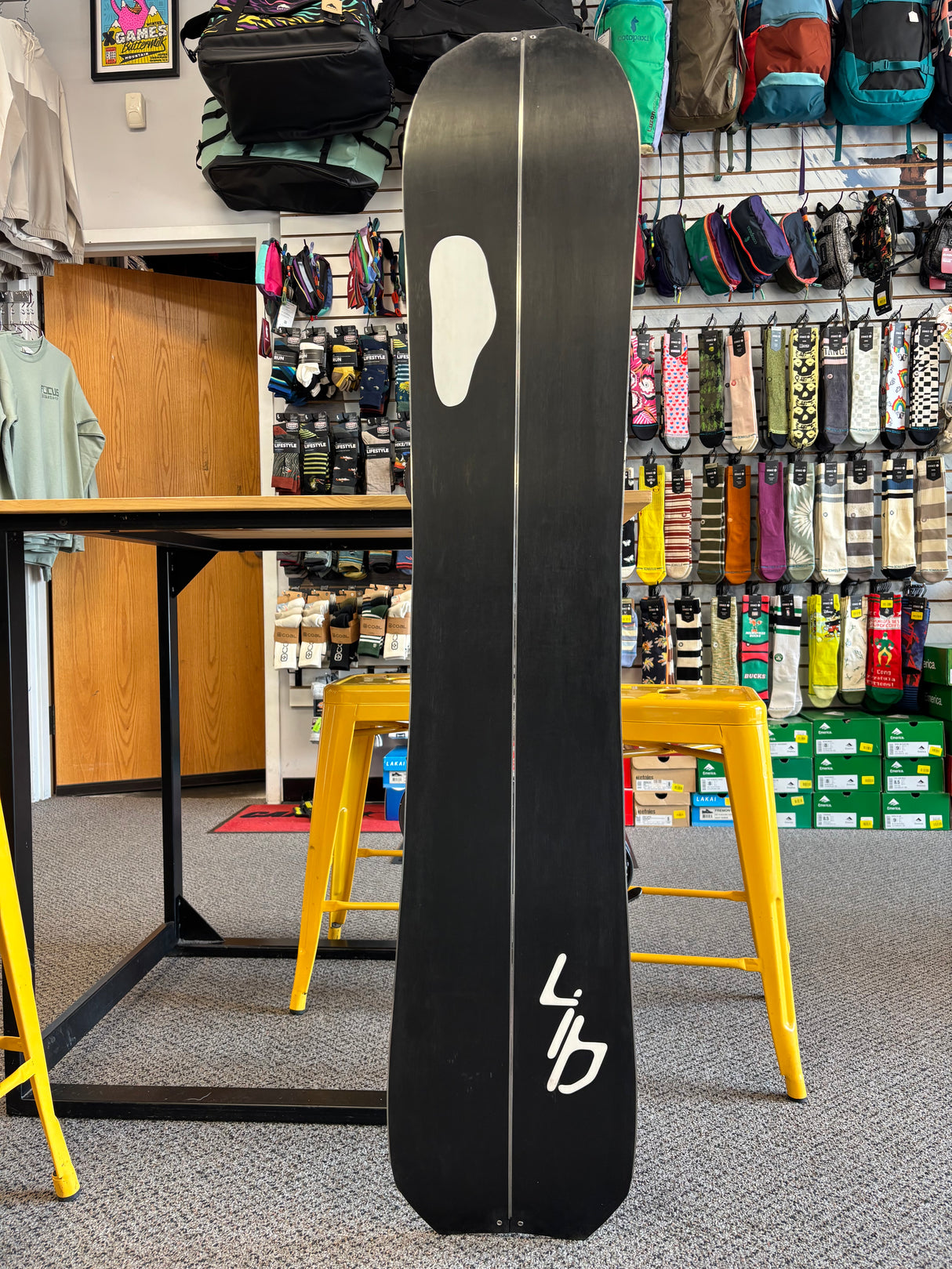 Pre owned Lib Tech T Rice Orca Split 156 Men's Snowboard & Union Charger Medium Bindings