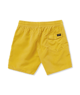 Volcom Men's Center Swim Trunks - Lemon