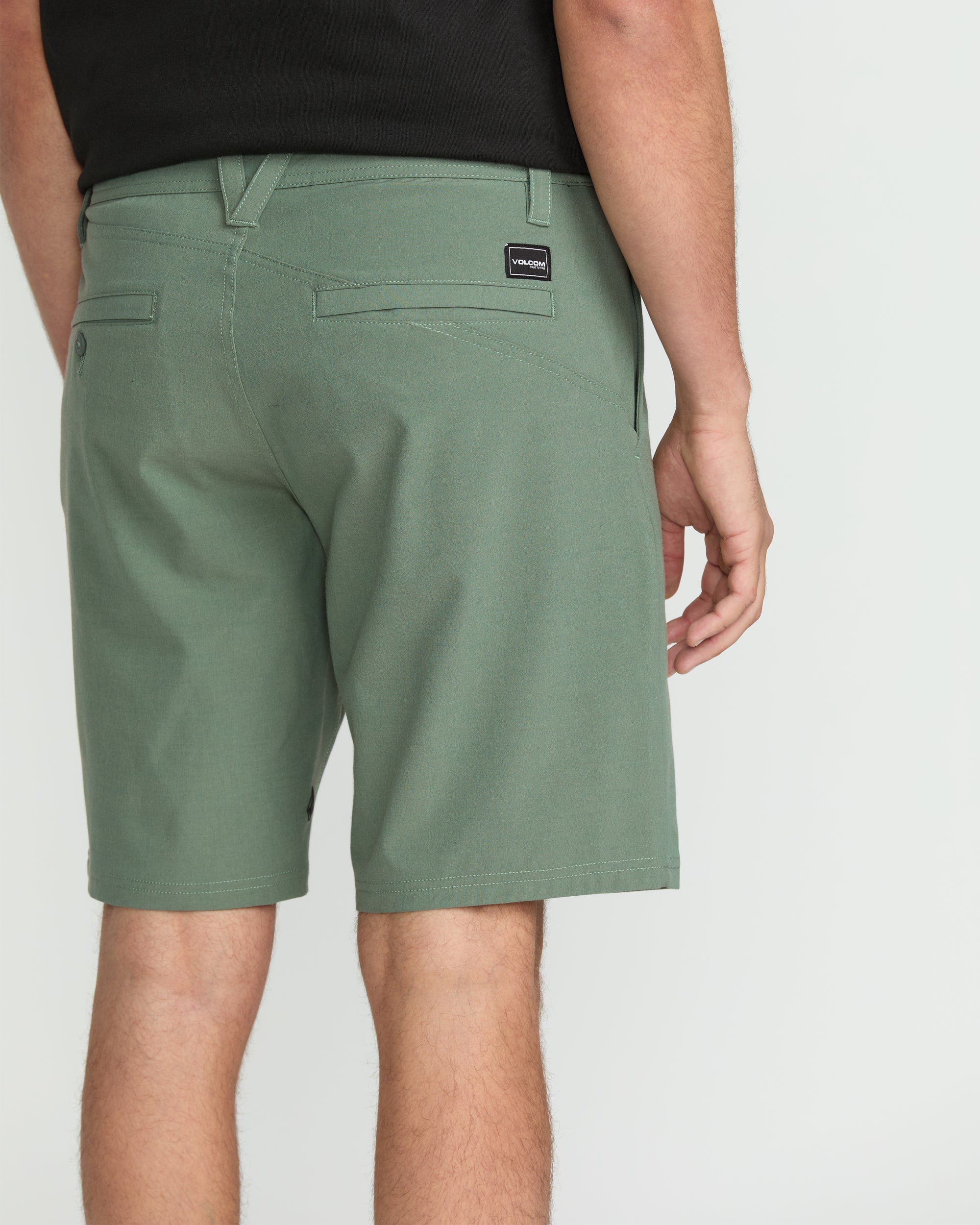 Volcom Frickin Cross Shred Static Shorts - Light Olive – Focus