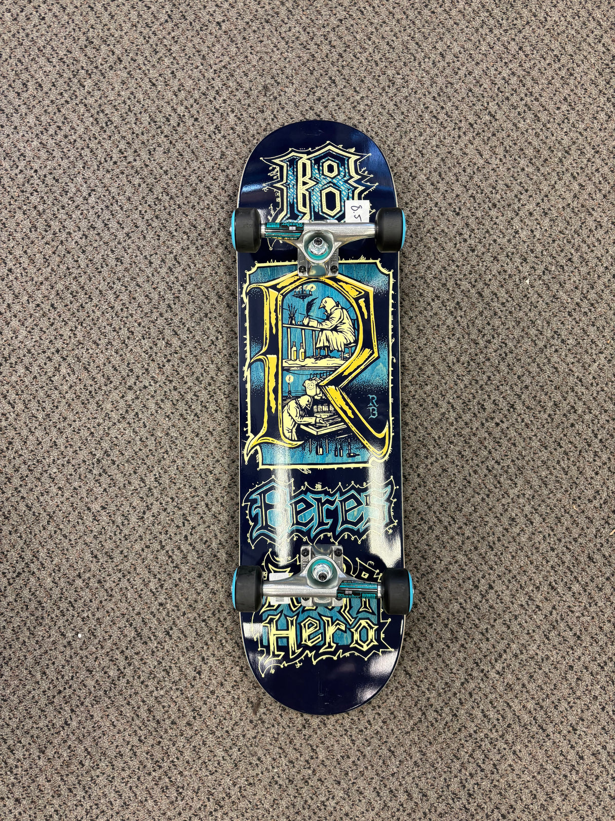 Anti Hero Raney Medieval Skateboard Complete 8.5"