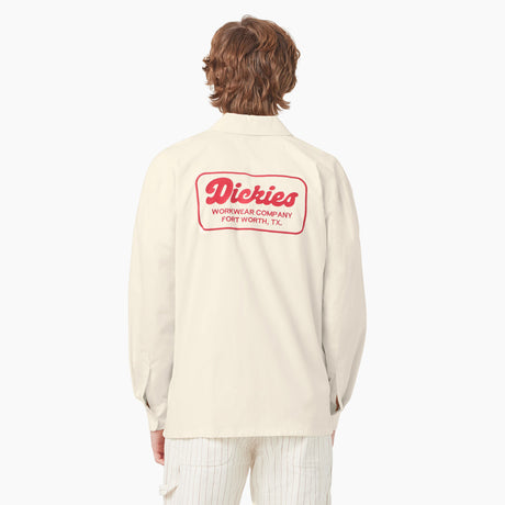 Dickies Lewistown Long Sleeve Work Shirt  -Egret