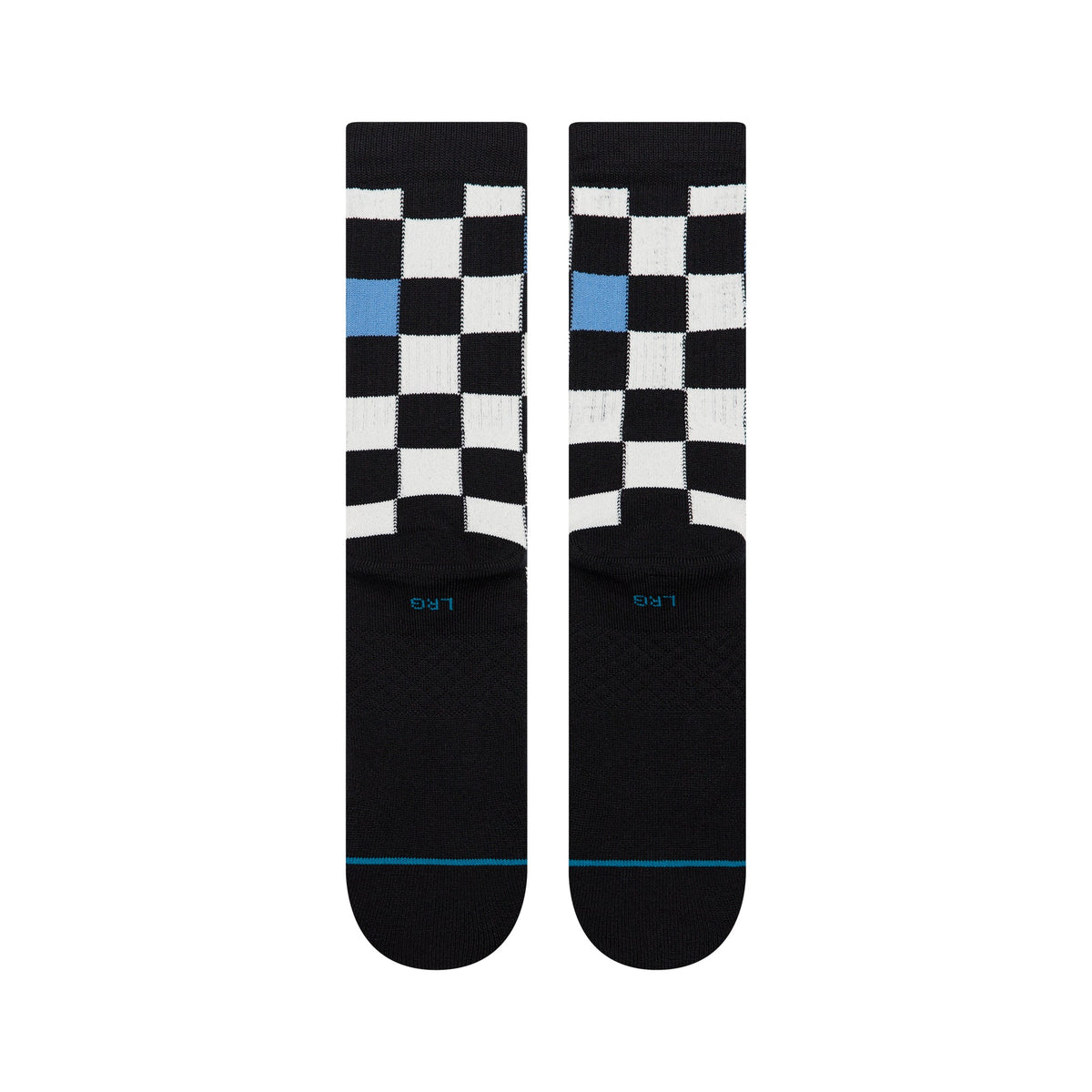 Stance Chef Check Crew Socks Black