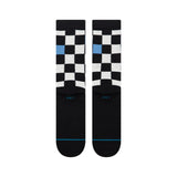 Stance Chef Check Crew Socks Black