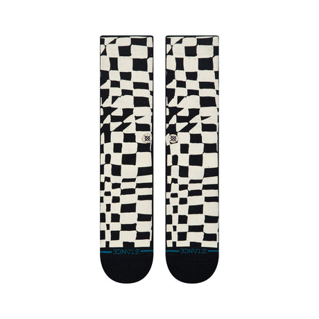 Stance Wave Check Mid Cushion Crew Socks