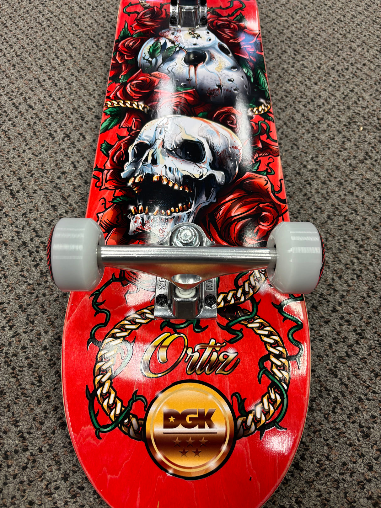 Sale DGK Los Muertos Ortiz Skateboard Complete 8.1"