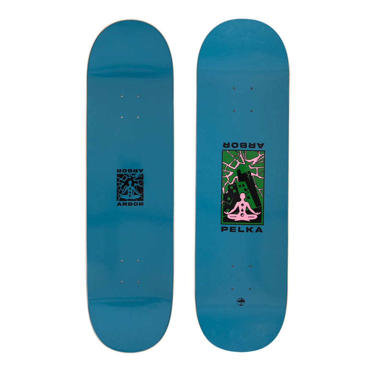 Arbor Skateboards Ace Pelka Chaos Skateboard Deck 8.75"