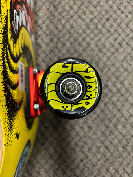 Santa Cruz Rob Roskopp Face Yellow Reissue Skateboard Deck 9.5" Complete