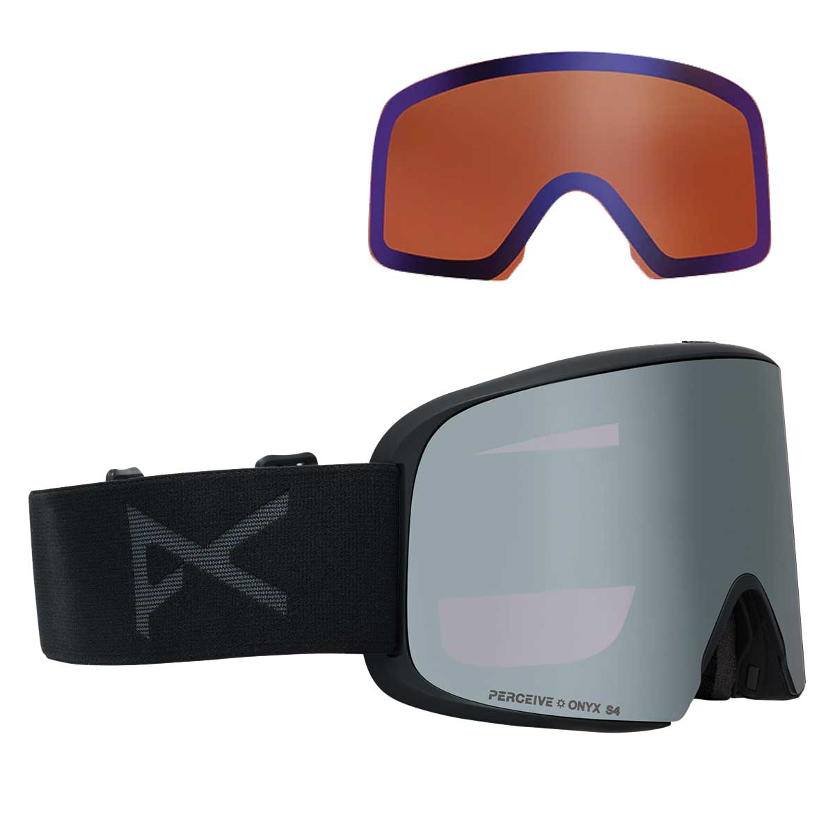 Anon M6 Goggles + Bonus Lens + MFI® Face Mask - Smoke/Perceive Sunny Onyx 2027
