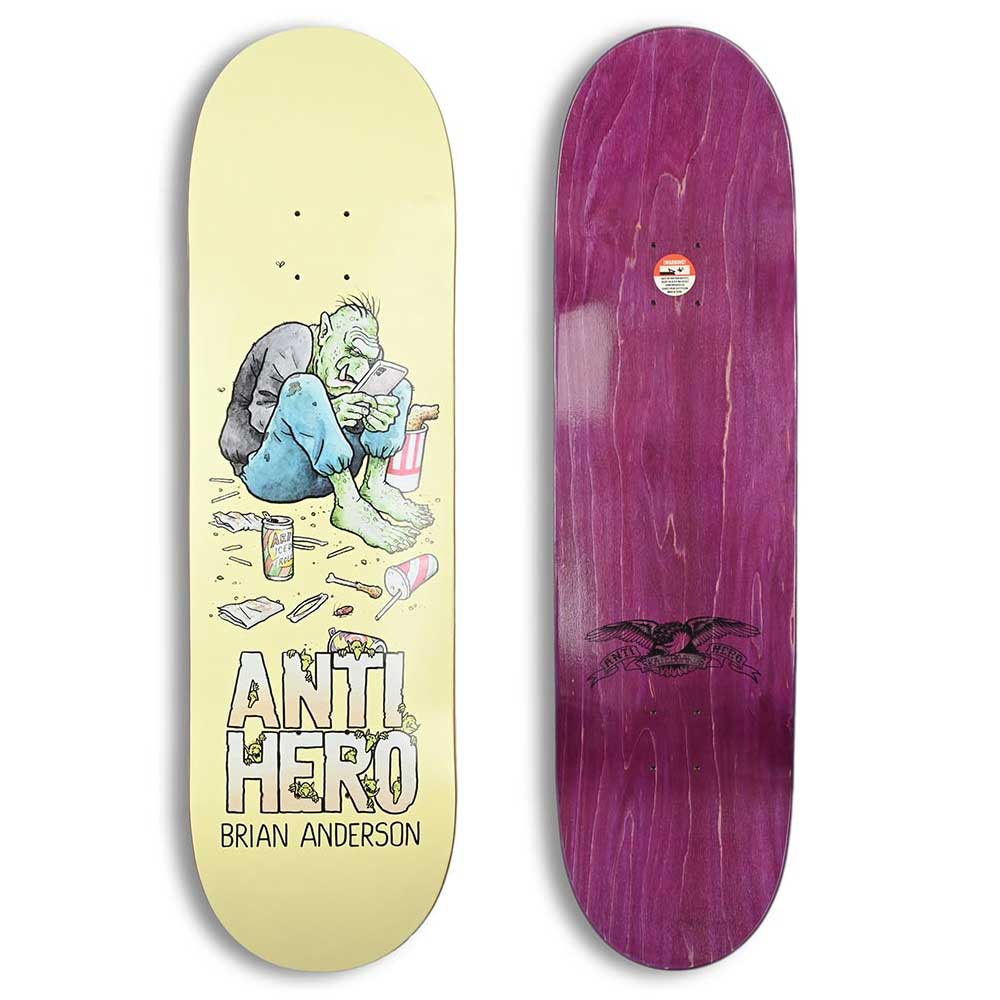 Anti Hero BA Trolls Skate Skateboard Deck 9.0"