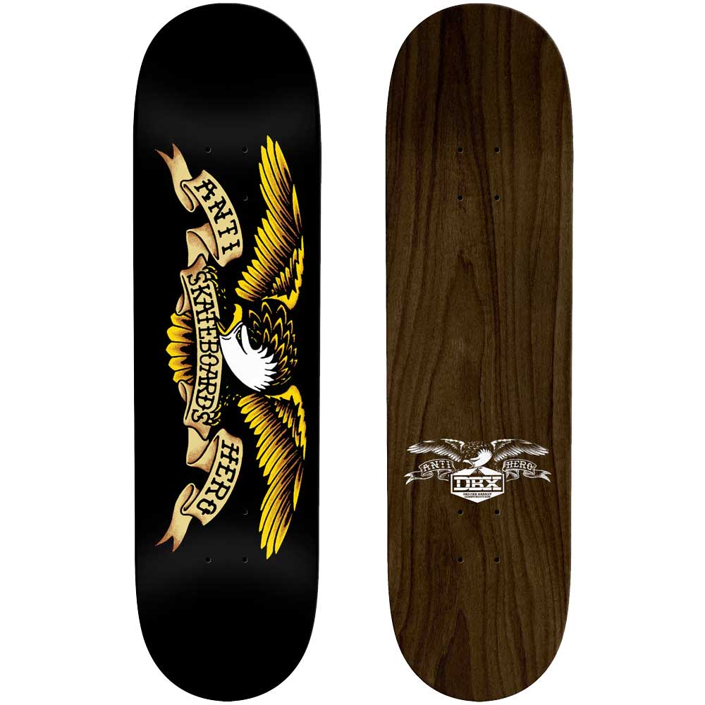 Anti Hero DBX Eagle Black Skateboard Deck 8.5"
