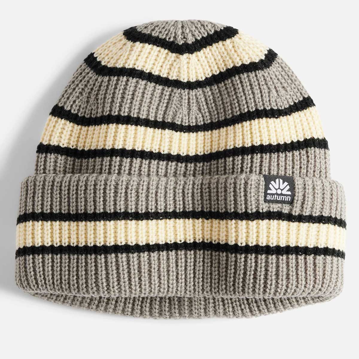 Autumn Slacker Striped Beanie