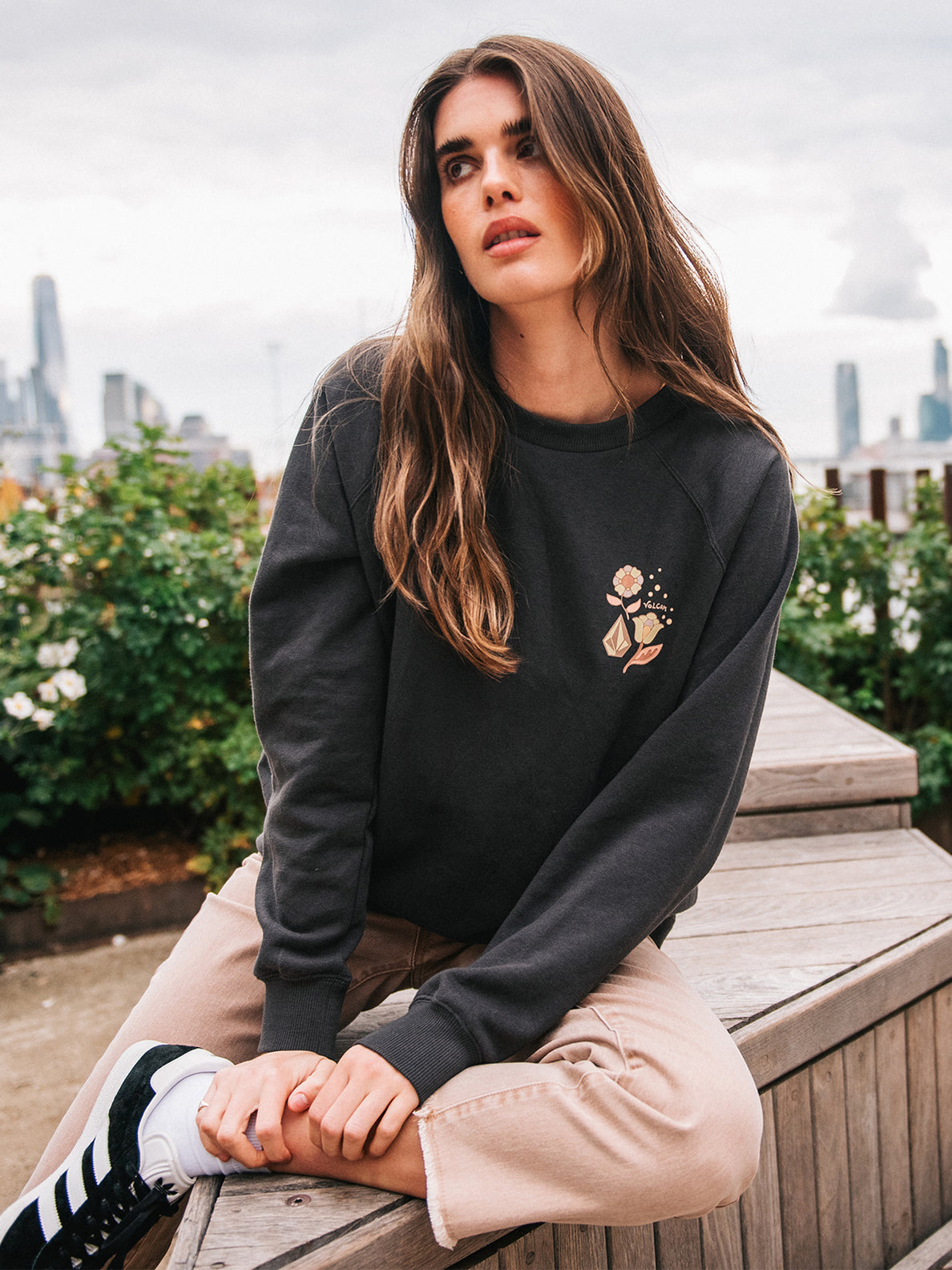 Volcom crew neck sweatshirt cheap
