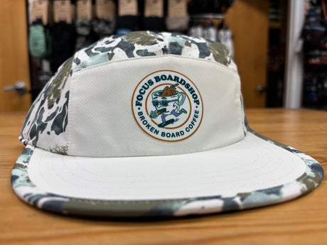 Coal X Focus X Broken Provo UPF Tech 5 Panel Cap